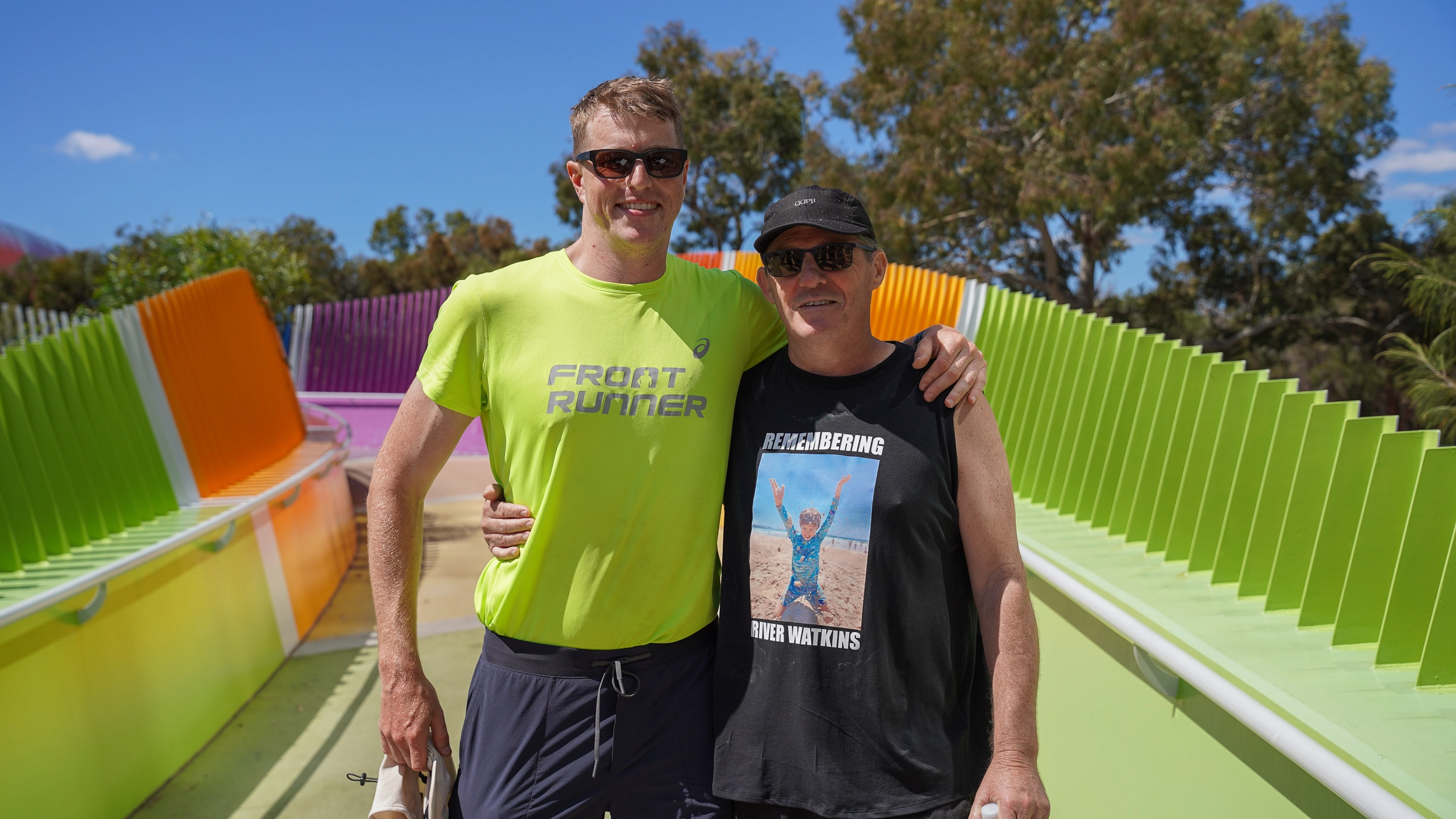 jacob byrne at the finish line